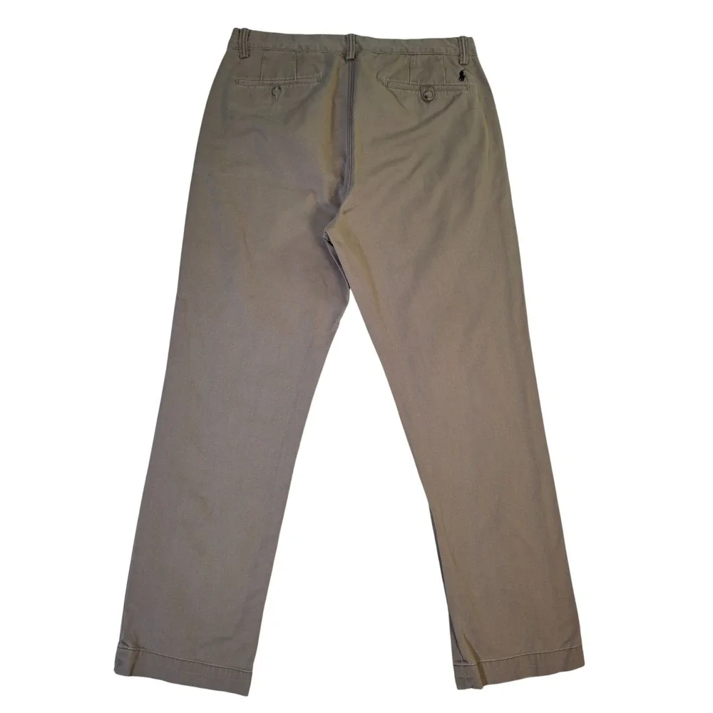 Polo Ralph Lauren Classic Fit Pants Men's 34x32 (Fits W34x30) Beige Straight